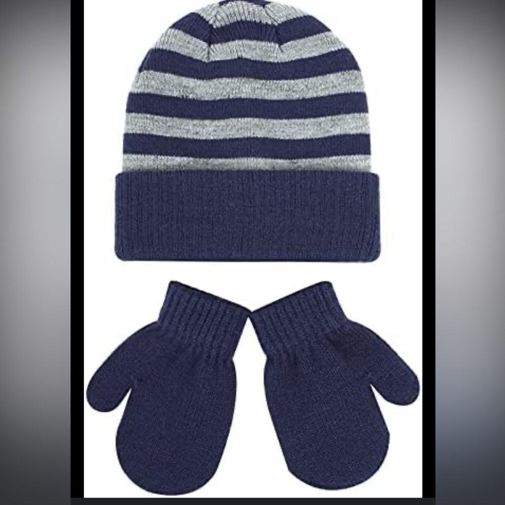 🆕 Toddler Hat and Gloves Set Small